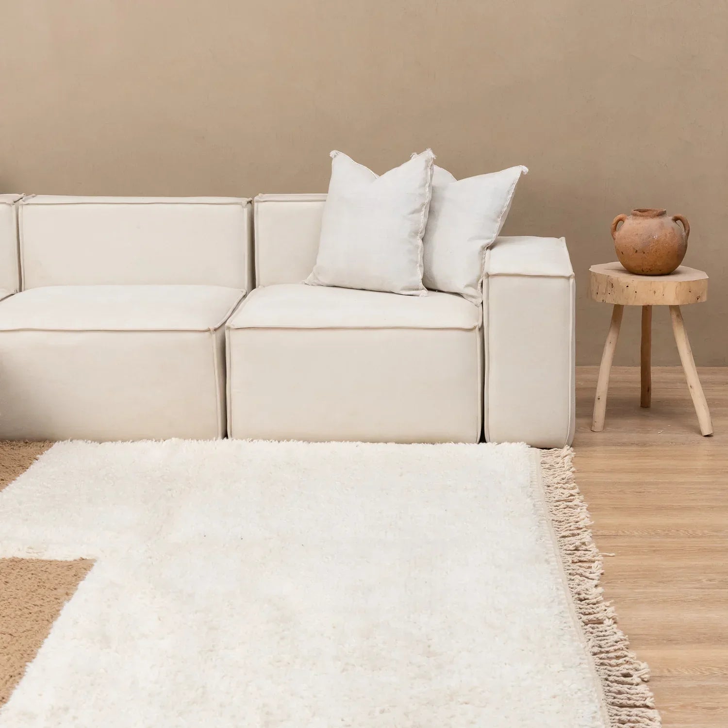 Luxurious Moroccan Beni Ourain Handmade Rug