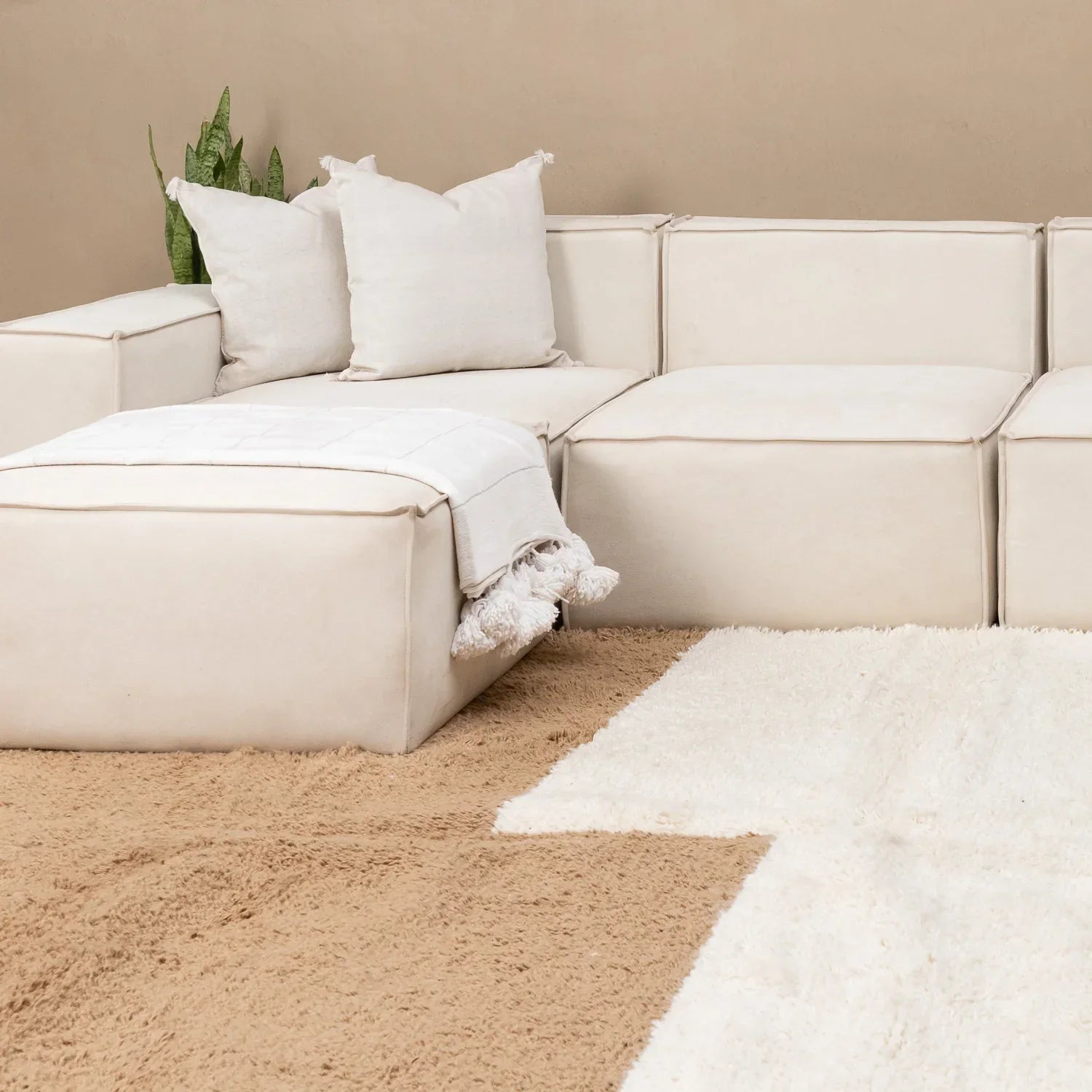 Luxurious Moroccan Beni Ourain Handmade Rug
