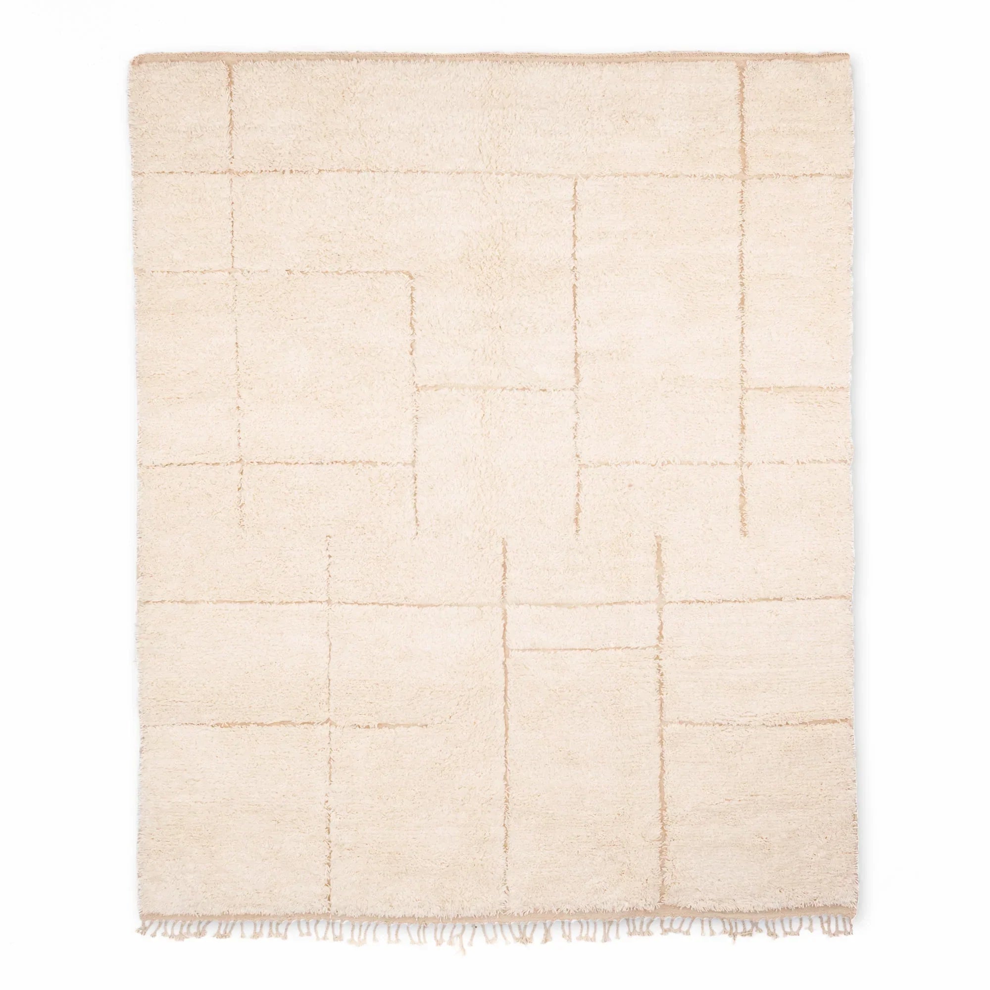 Luxurious Moroccan Beni Ourain Handmade Rug