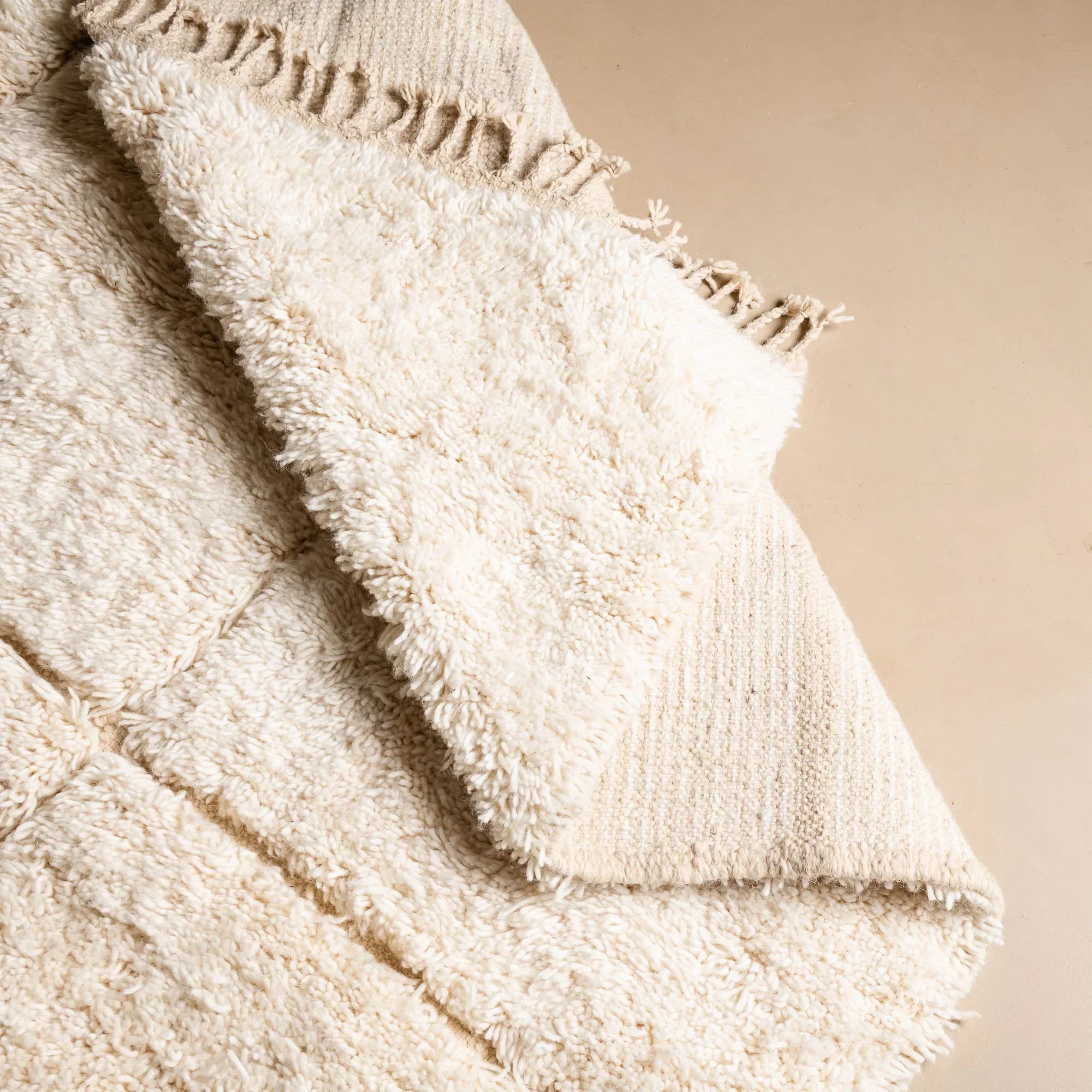 Luxurious Moroccan Beni Ourain Handmade Rug
