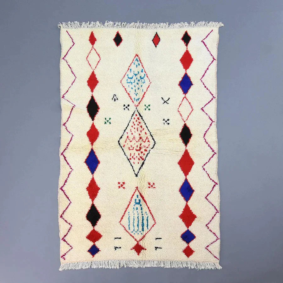 Artisanal custom Azilal Rugs: Handwoven Treasures from the Atlas Mountains